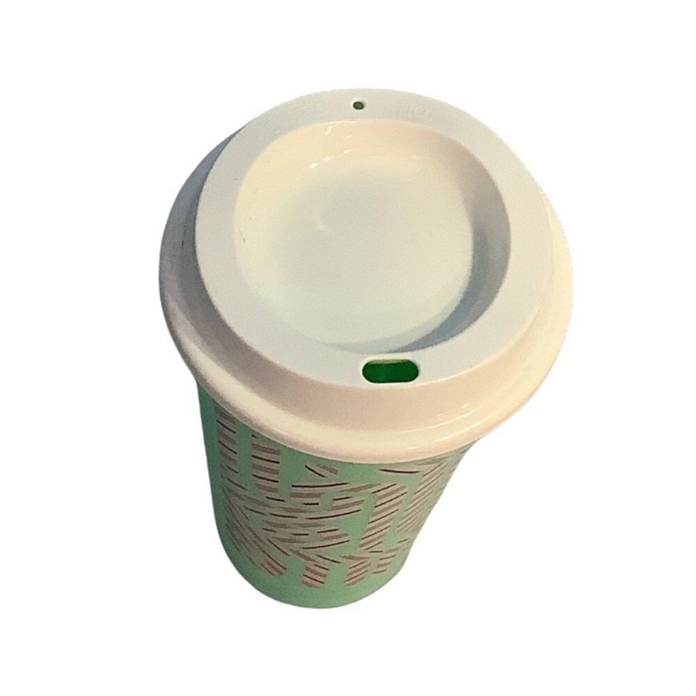 Starbucks Cup Mint Green 2013 Travel Tumbler With Lid 16oz Reusable Plastic - Picture 4 of 6